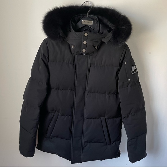 Moose Knuckles Richardson Jacket Black Fur - Picture 4 of 14